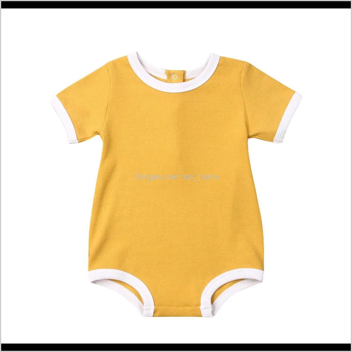 newborn baby boy girl romper bodysuit knitting pit outfit summer ouifits sets