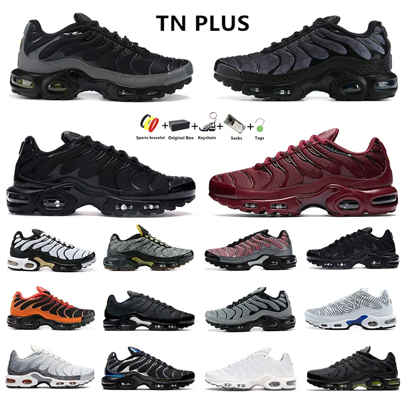 Black Hex Bat tn plus se chaussures de course pour hommes triple blanc Crater DMP Euro Tour Fresh Perspective oreo hommes formateurs baskets de sport 7-12