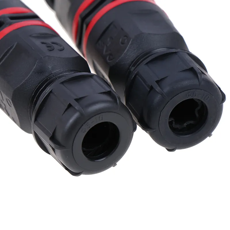 IP67/IP68 Waterproof Deo Connector T Shape 2/3Pin Cable Wire Gland