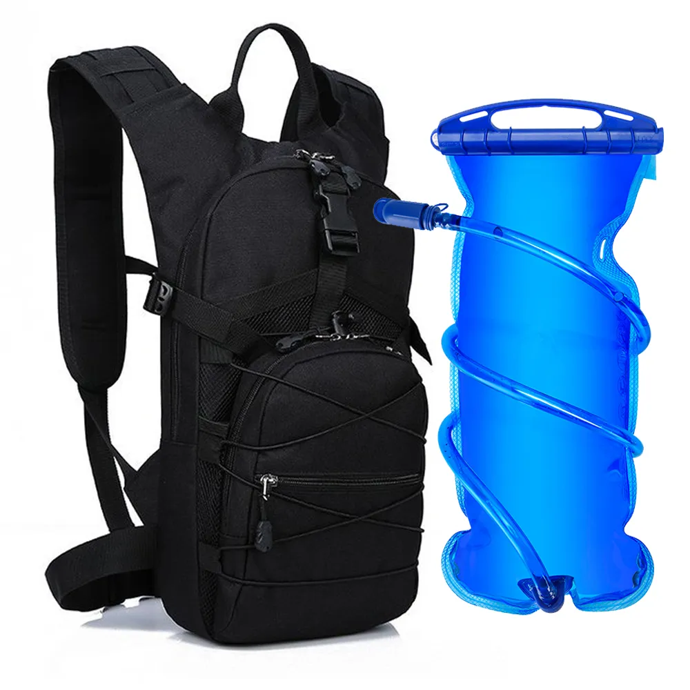 Water Bag 15L Tactical Hydration Backpack 800D Oxford Hiking Running Backpacks Sports Cycling Climbing Drinking