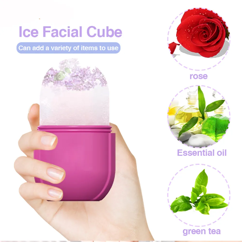 Silicone Ice Cube Tray Mold Face Beauty Lifting Ice Face Tool