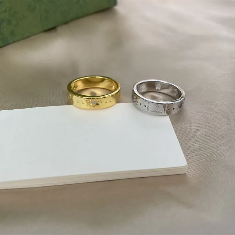 Top Letter Designer Ring Persoonlijkheid Minnaar Ringen Star Mode Hoge Kwaliteit Verzilverde Sieraden Supply