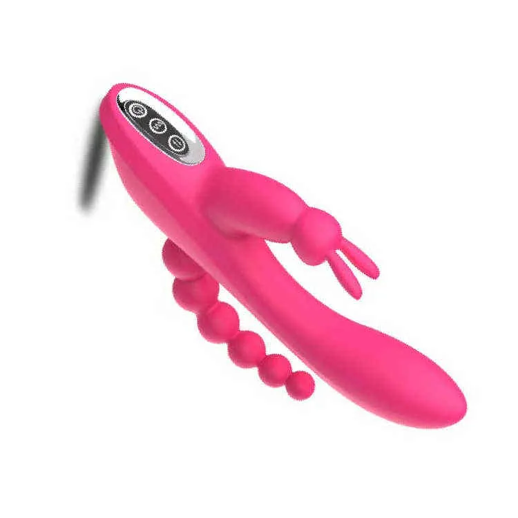 NXY vibrateurs adulte sexe jouet Original Usb Rechargeable étanche conception lapin vibrateur 0104