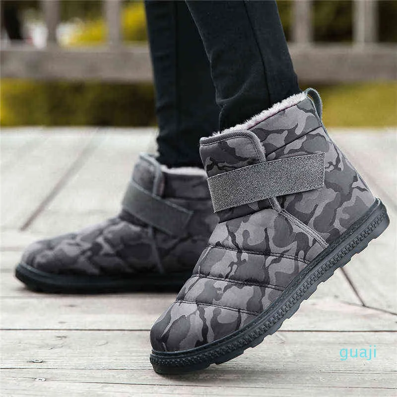 Femmes bottes neige chaussures souples femme plate-forme femmes nouveau imperméable cheville grosse grande taille chaussures d'hiver Botas Mujer 8070
