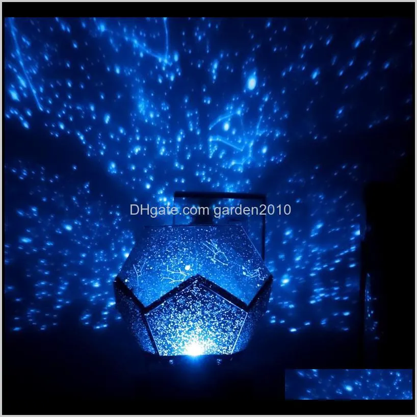 galaxy projector lamp home planetarium led starry sky lights table decoration bedroom battery powered constellation diy usb gift