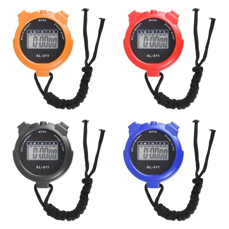 Timer XL-011 Cronometro sportivo portatile Display digitale Contatore timer fitness Portatile 4 colori per cronometro cronografo