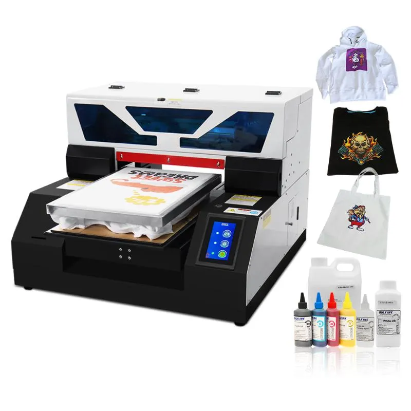 Flatbed Printer A3 Size DTG Printer for T-Shirt 3D T-Shirt