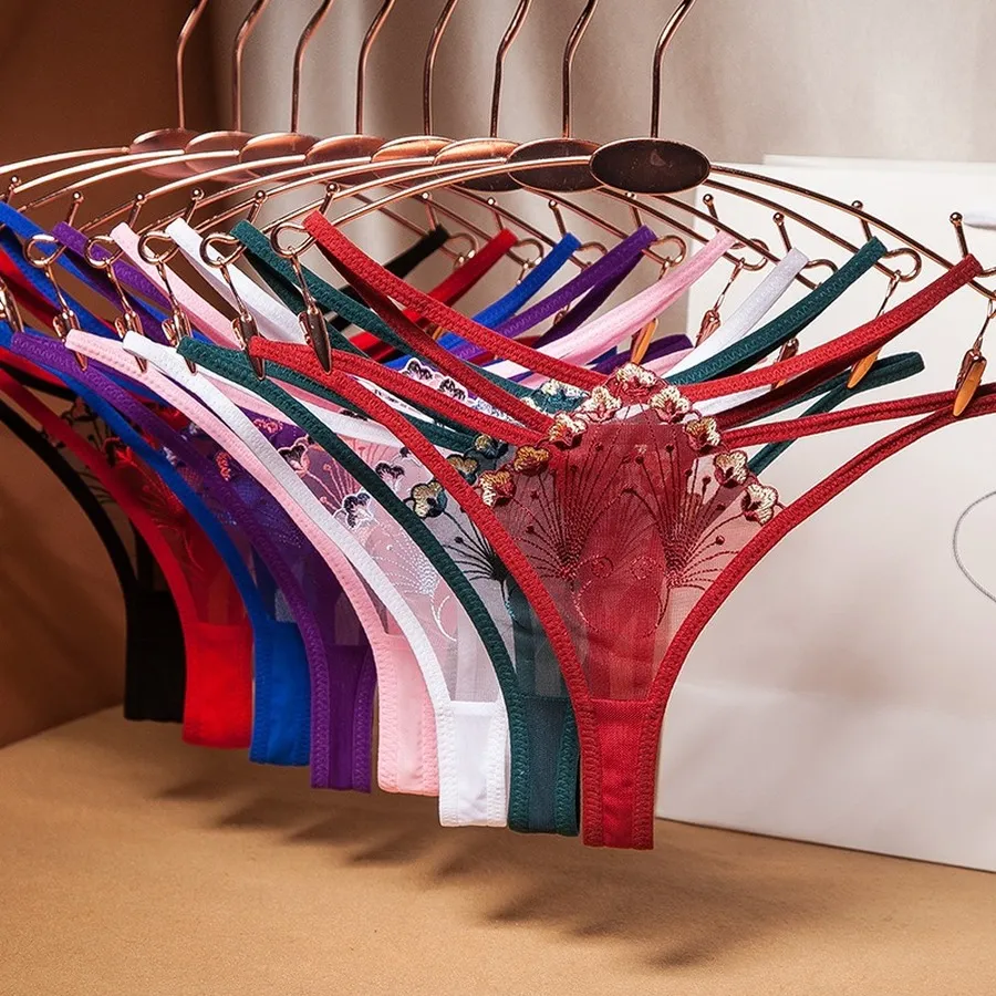 Women's Sexy Lingerie Underwear: Multilayer See-Through Low Rise Bikini ...