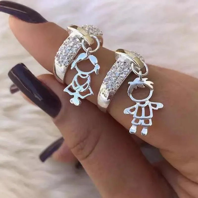 Eheringe 1 Stück für Frauen Männer Mode Partner Freundschaft Schmuck Punk Engagement Hohe Qualität Anhänger Ring Geschenk 2021 Trend