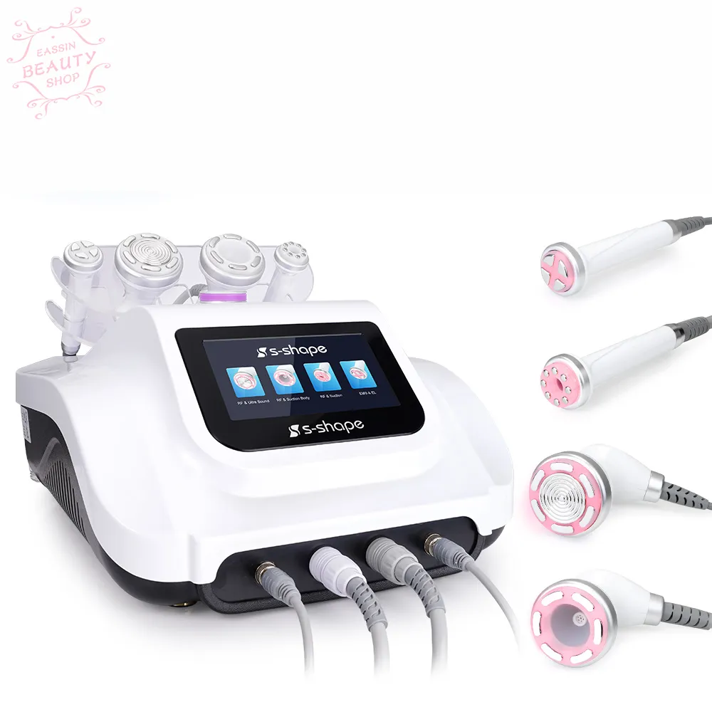 Minceur Machine Beauty Equipment Nouveau modèle 30K Ultrasonic Aspiration Cavitation Aspirateur RF Salon de soins de la peau RF SPA