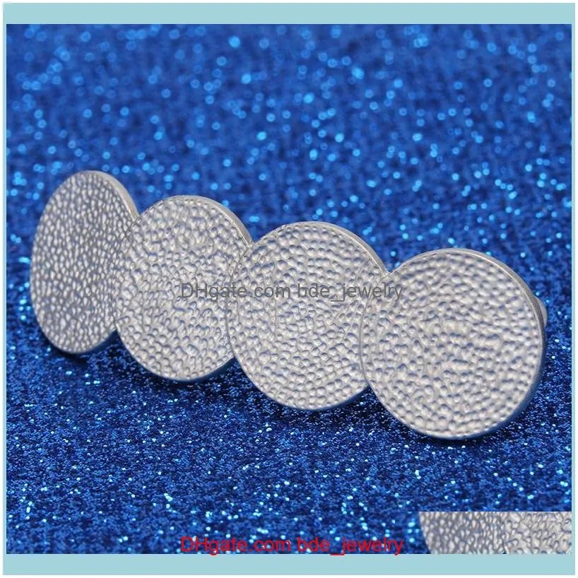 Hair Clips & Barrettes Gold Silver Color Crystal Round Clip Hairpin For Women Girls Jewelry Accessories Female
