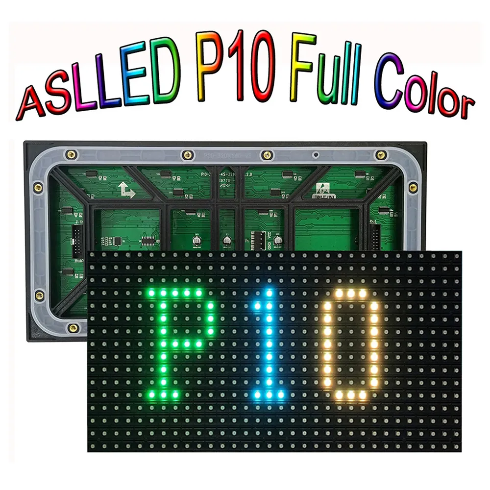 P10 Outdoor LED Display Module 320 X160mm Surface Mount SMD3535 RGB Full Color HD Waterdichte Matrix Panel Factory Direct Sales