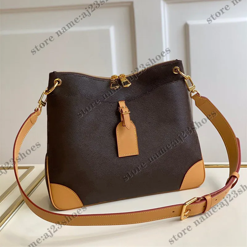 Cross Body Odeon Pm Mm Luxurys Designers Bags Versatilidad Monograms Vintage Crossbody Doble cremallera Bolso de cuero con correa para el hombro Bolso de diseñador