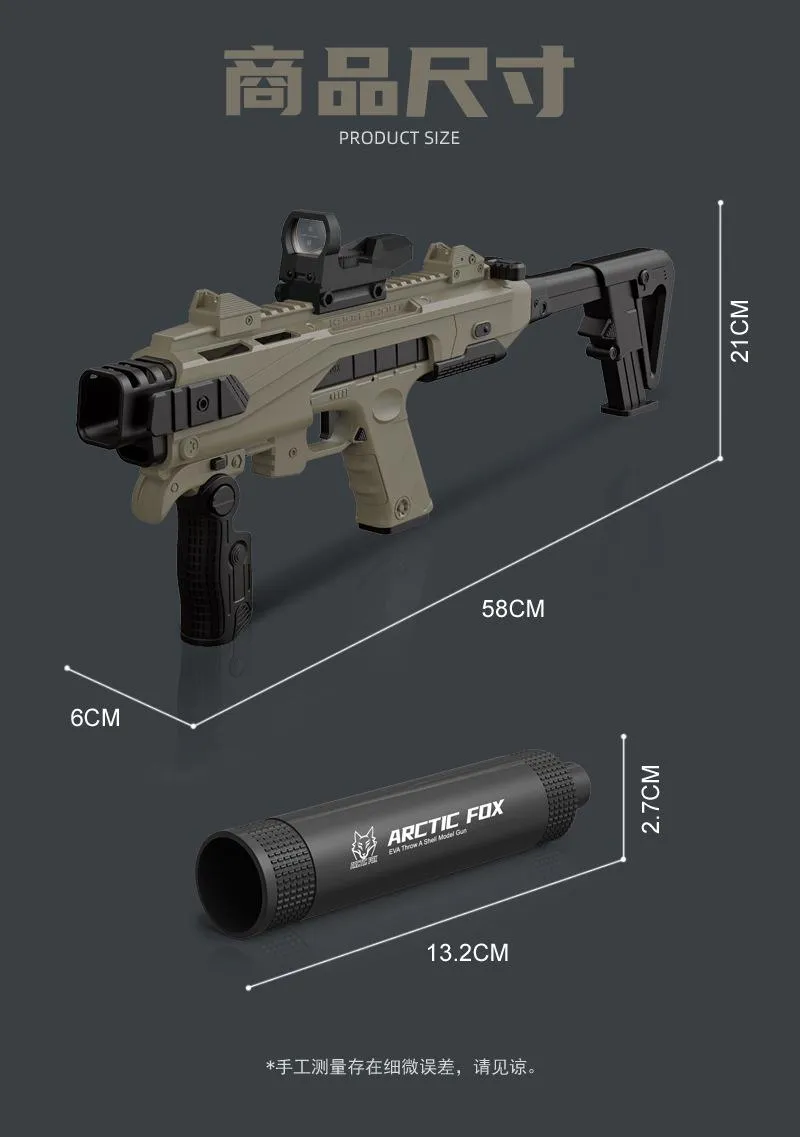 DIY Foam Dart Blaster Helicopter Toy Gun With Shell Ejection Perfect