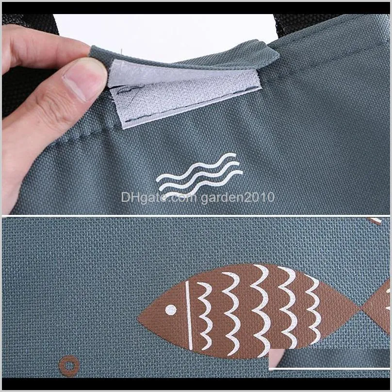 small fish handbag lunch bag insulation bag insulated cooler cool picnic lunch box portable storage for kitchen