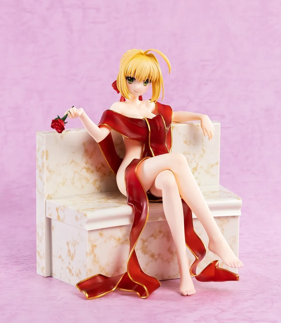 fate saber red dress Fate / Grand Order Saber Red Dress Fate / Extra Nero Cosplay Costume