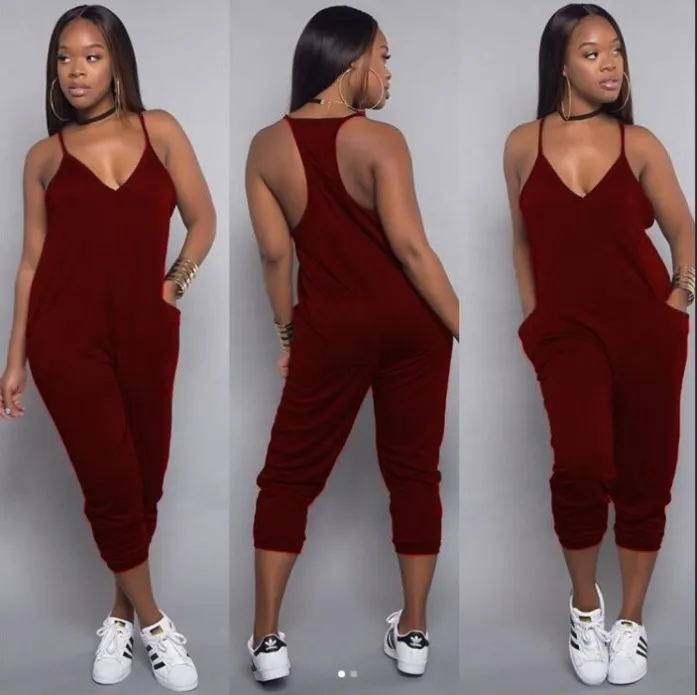 Womens Sleeveless Dungaree Jumpsuit Romper For Summer Clubwear And Parties Solid Black And White Long Trousers In Sizes S 3XL From Blueberry11 12.53 DHgate.Com