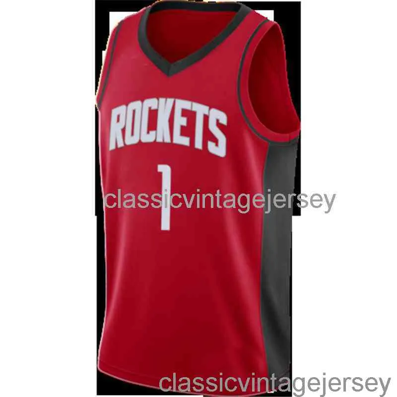 John Wall # 1 Rouge 75e Anniversaire Swingman Icon Jersey Cousu Hommes Femmes Jeunesse XS-6XL Maillots de Basketball