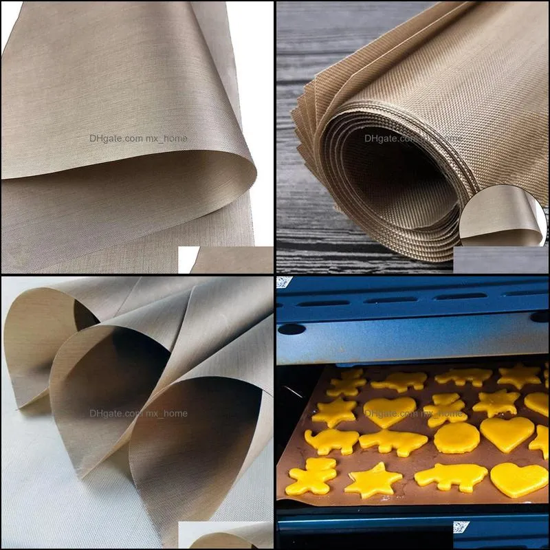 30x40cm Thick Oil-free Oven Baking Mat Non-stick Oily Cloth Oil-proof Linen High Temperature Oil Paper Rolling Pins & Pastry Boards