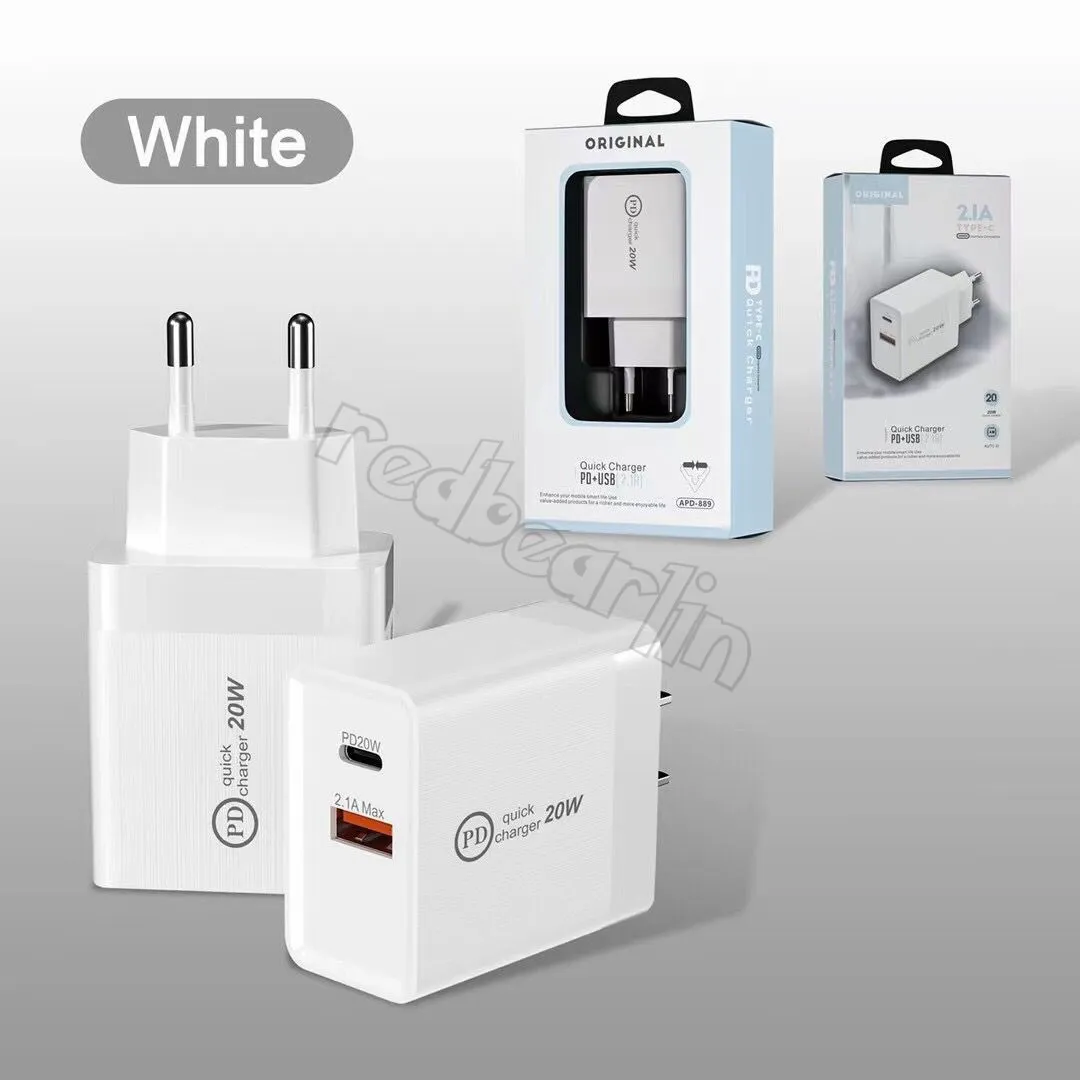 Быстрые Зарядные Устройства, Адаптер Питания ЕС, США, Тип C PD, USB C,  Вилки Для Настенного Зарядного Устройства Для Iphone 15, 11, 12, 13, 14,  Samsung, Смартфон, Мобильный Телефон, ПК, Mp3 От Fastcharger2017, 151 руб.  | DHgate