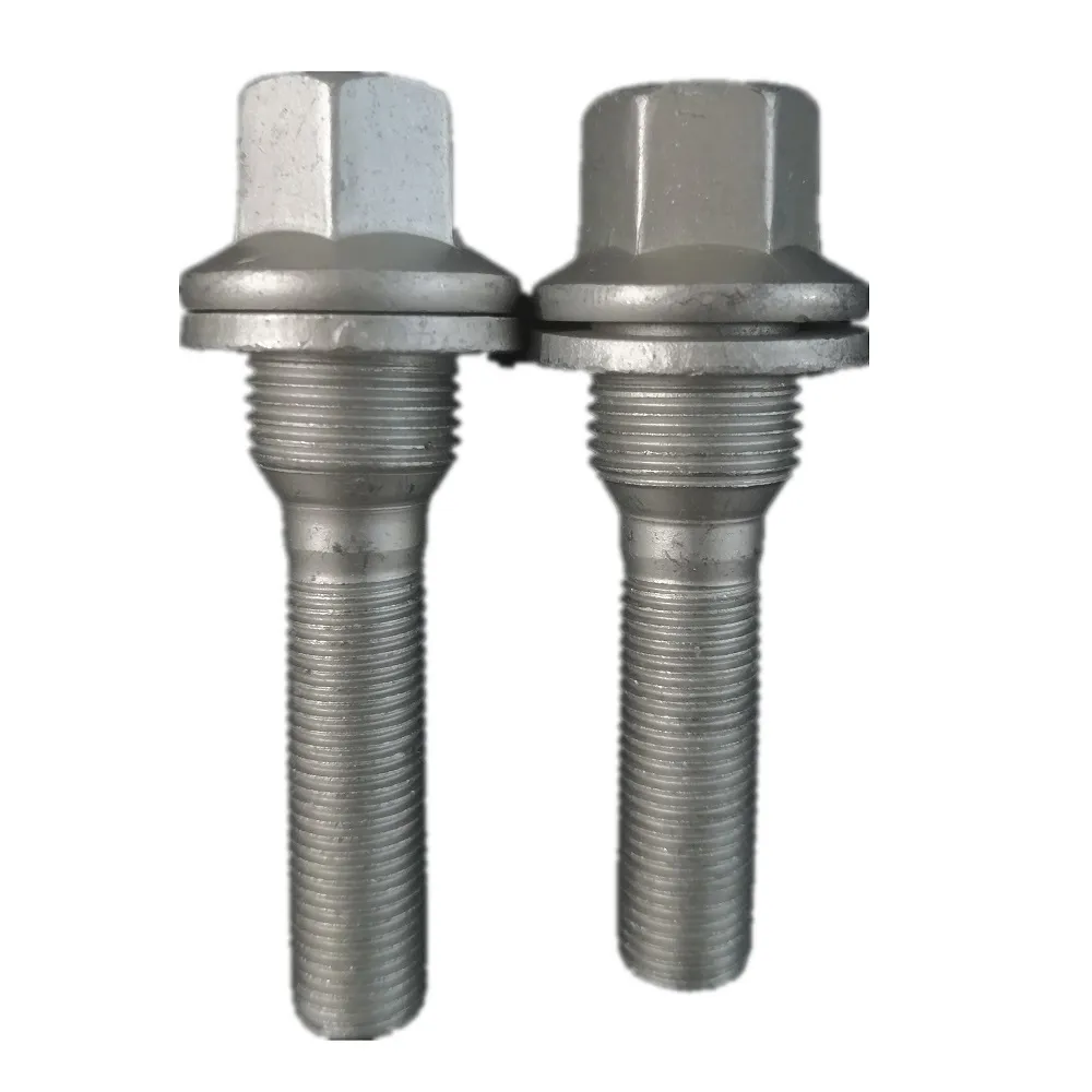 4 PCS M12 x 1.25 합금 볼트 휠 Extra Long Thread Bolts 플랫 시트 좌석 세탁기 206 307 308 407 408