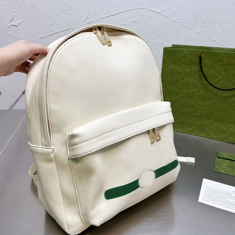 Mochila de moda, bolso escolar, bolso sencillo para estudiantes y niñas, mochilas de gran capacidad con tiras verdes, bolsos para adolescentes, bolsos de mano