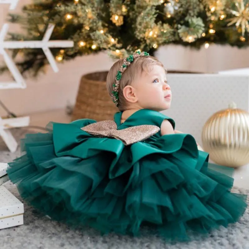 Girl's Dresses Kid Baby Dress Princess For Girls Lace Tutu Wedding Elegant Pageant Party Christening Children Clothes