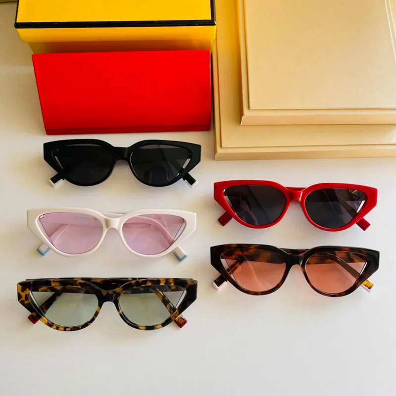 Designer-Mode-Sonnenbrille für Männer und Frauen, Sommer, Katzenauge, 002V-Stil, Anti-Ultraviolett-Retro-Brett, spezielle Vollformat-Urlaubsreisebrille mit Original-Box
