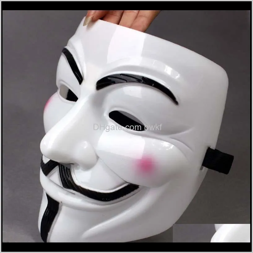 1pcs party masks v for vendetta mask anonymous guy fawkes fancy cosplay accessory halloween party masks