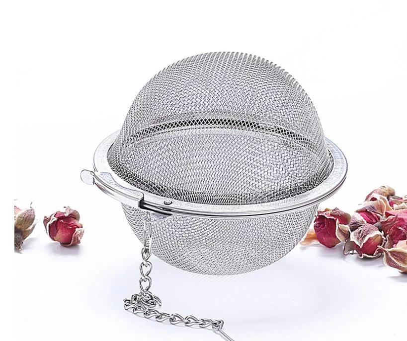Stainless steel ball coffee teapot filter tool kitchen residue net