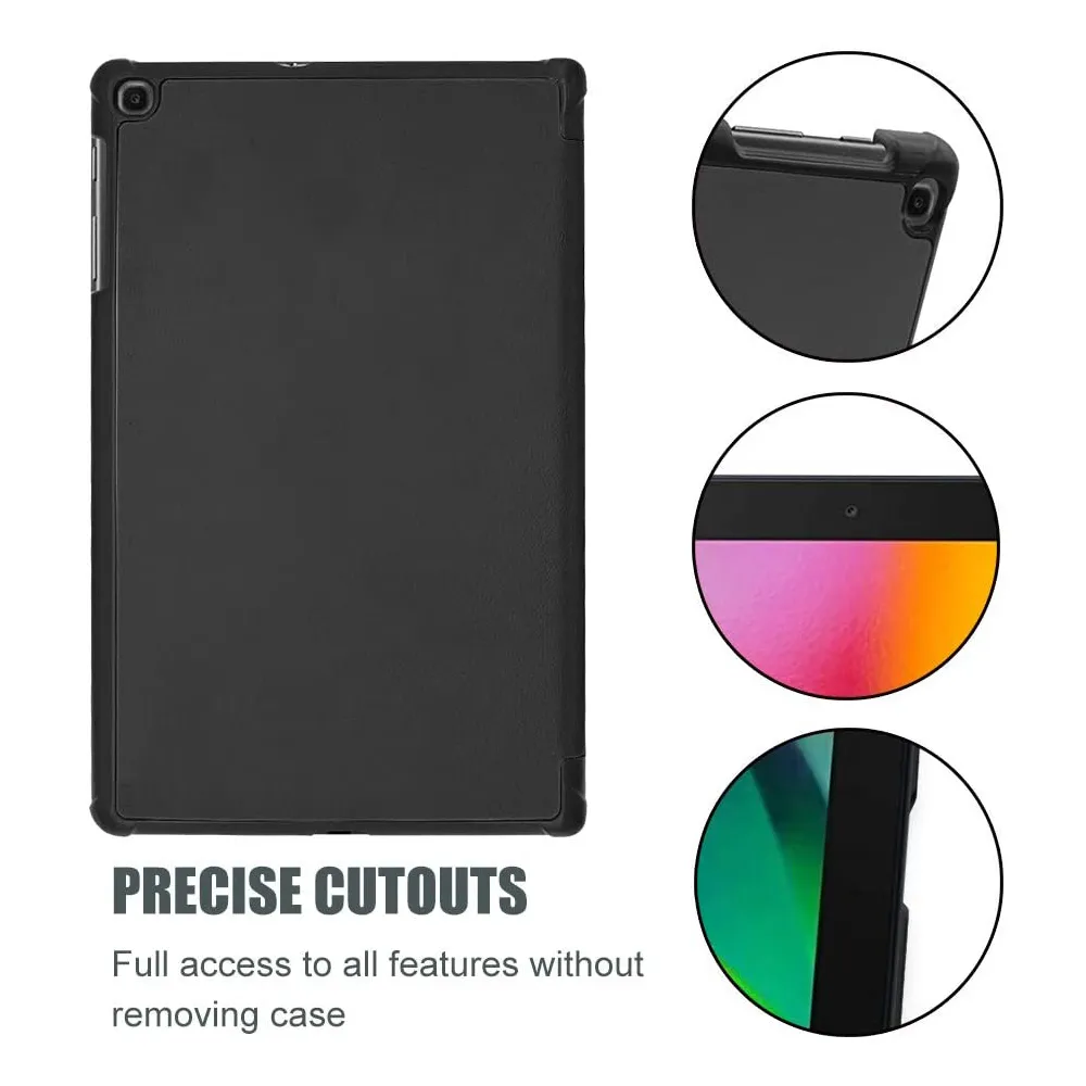 Samsung Tablet Case For Funda Tablet 2019 Samsung Galaxy Tab A 10.1 SM-T510 T515 Tablette Cover Leather Shell Smart Case