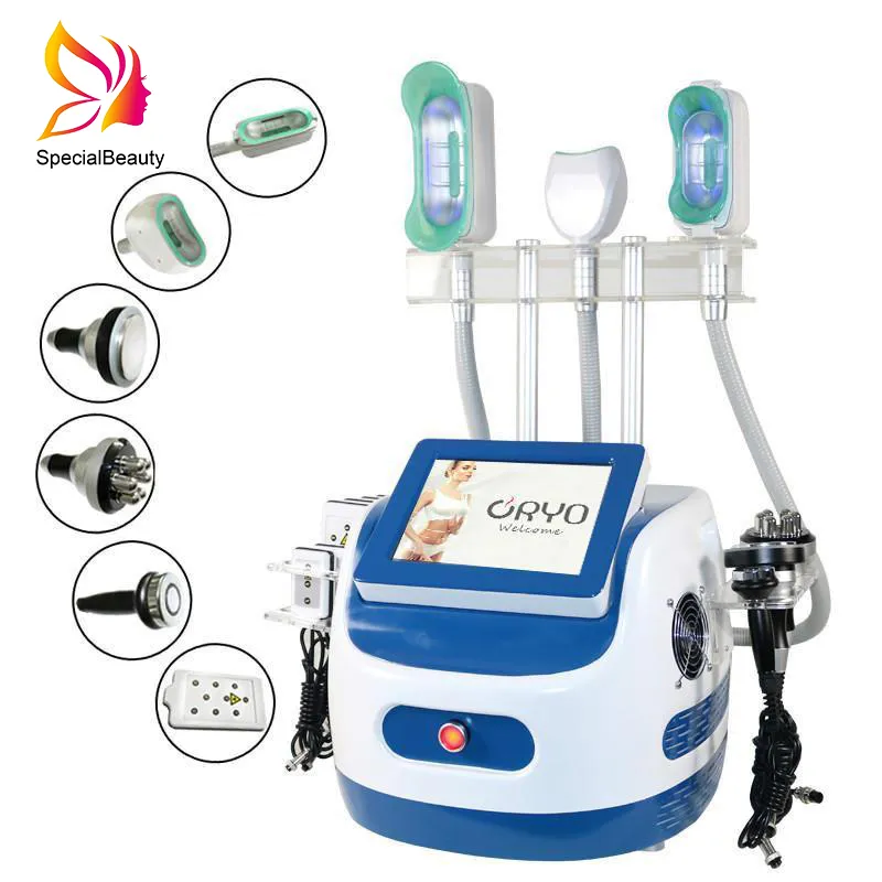 Máquina de congelamento de gordura multi-função Remoção de queixo duplo 360 Cryolipolysis celulite congela o equipamento de emagrecimento do ventre do abdômen