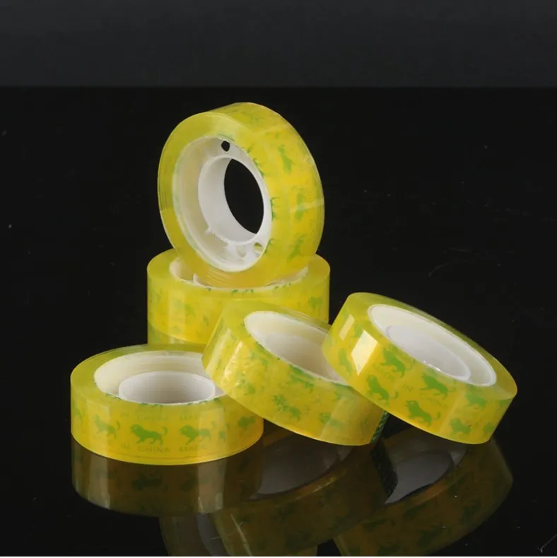 Transparent tape office and school stationery adhesive tapes packing accessories 2016