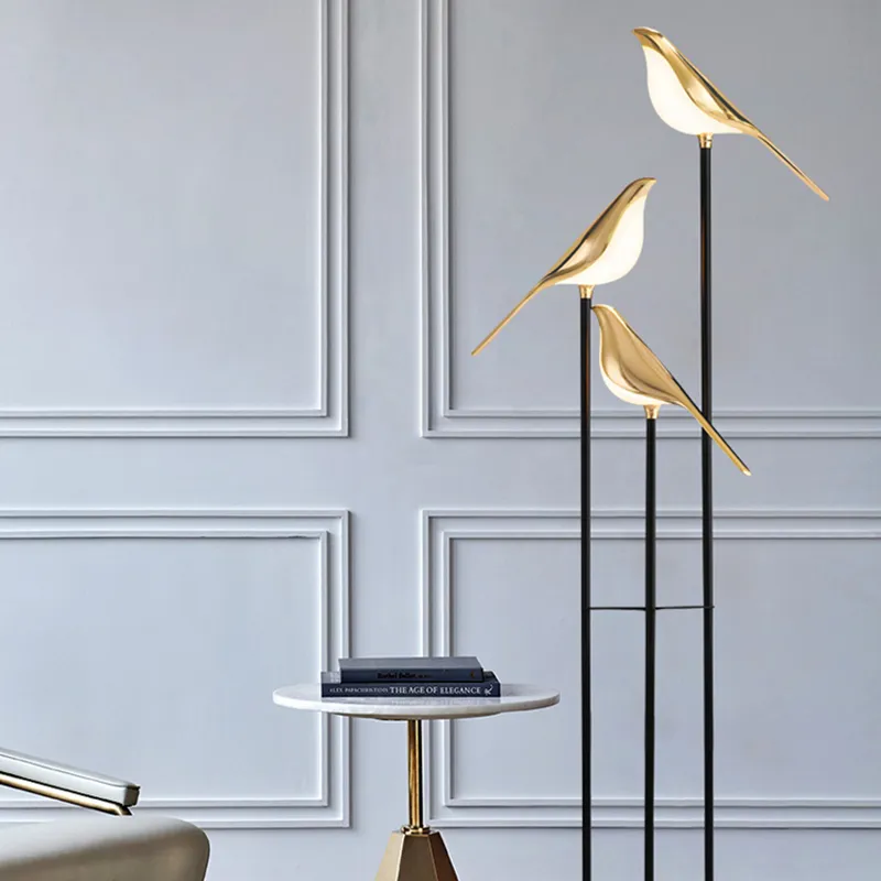 Magpie bordslampor vardagsrum soffa bakgrund vägg golv lampa kreativt rum sovrum sovrum nordiska moderna minimalistiska lampor