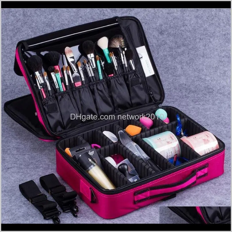 high quality women cosmetic bag travel makeup organizer professional make up box cosmetics pouch bags beauty case for makeup artist