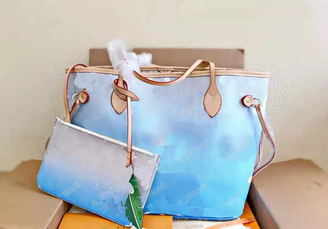 Top Quality Women`s totes Crossbody Bags Gradient Canvas Handbag Fashion Duplex Printing Different Style purse