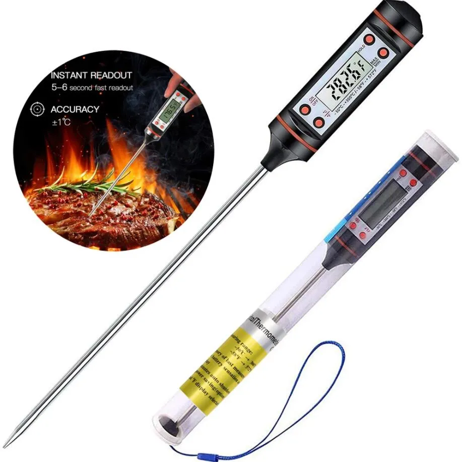 Fleisch Thermometer Küche Digital Kochen Lebensmittel Sonde Elektronische BBQ Kochen Werkzeuge Temperatur meter Gauge Werkzeug geschenk