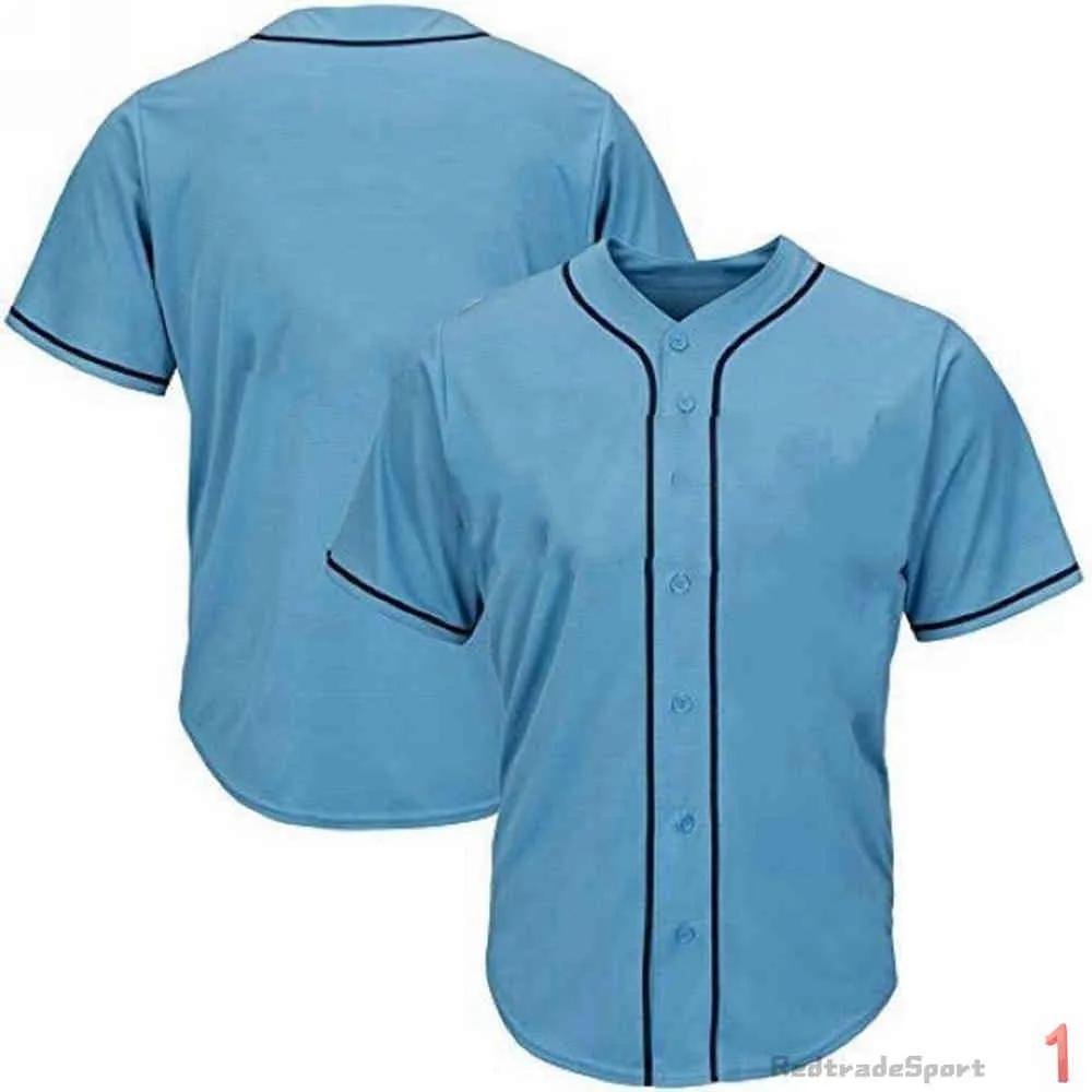 Personnaliser les maillots de baseball Vintage Logo vierge Nom cousu Numéro Bleu Green Cream Noir Blanc Blanc Femme Enfants enfants S-XXXL 1kqgb