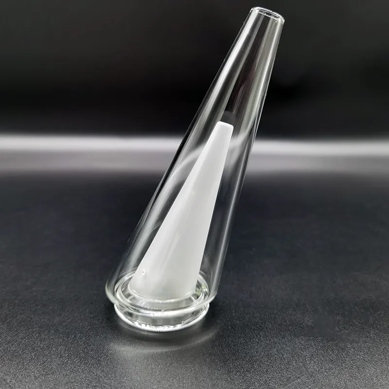 Glas Bong Puffc Keramiska Nail Dish Quartz Attachment Insert Hookahs Röktillbehör för Puff Enail Electric DAB Rig Vattenrör Bongs