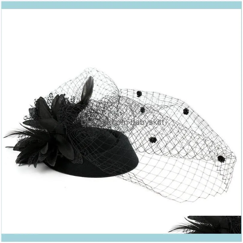 Accessories Fascinators Hats Pillbox Hat Cocktail Party Headwear For Girls And Women Design Selling1