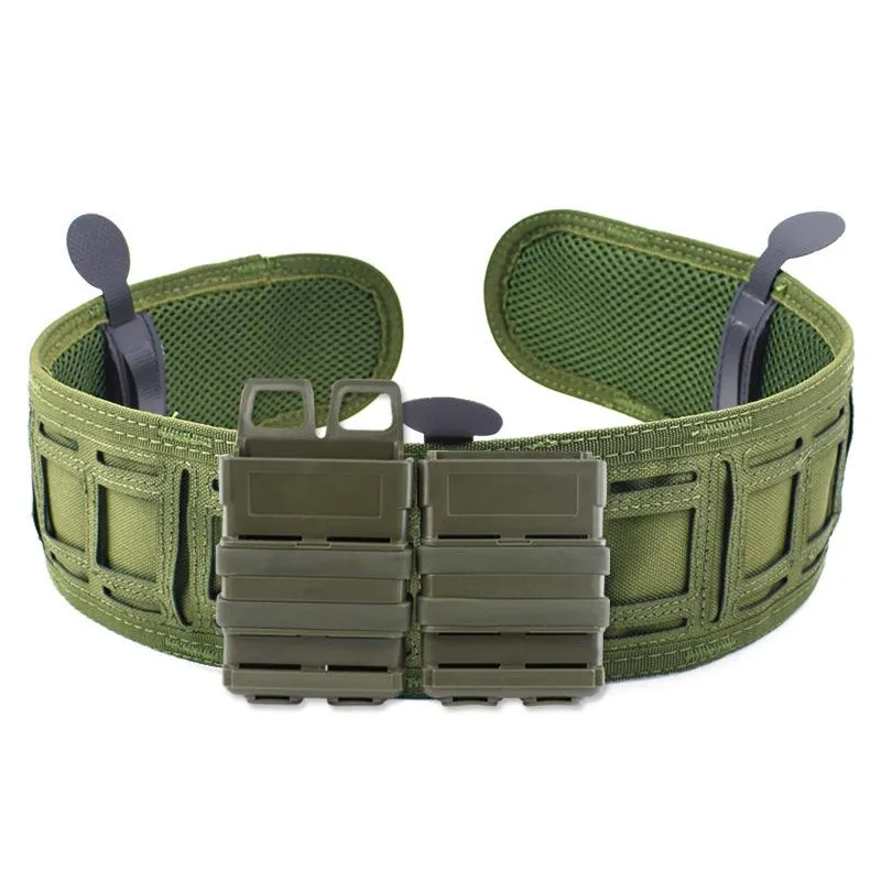 Cinturón de cintura táctico Molle, faja militar del ejército, soporte para exteriores, CS, senderismo, caza, cinturones de combate, cinturones de nailon para hombres