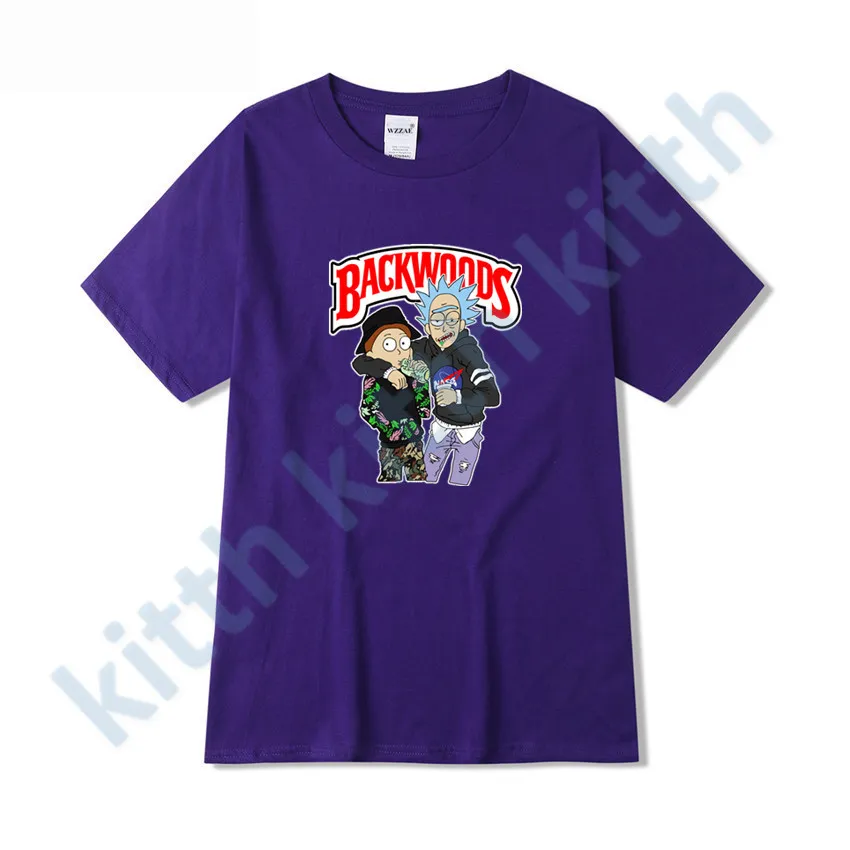 Backwoods Cookies T-Shirts pour hommes Kirito SAO autocollant mélanger les couleurs à manches courtes T-shirts drôles pur coton vêtements marque t-shirt