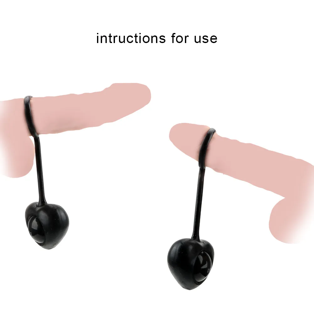 Sex toy for men cockring penis dumbbell penis weight strength
