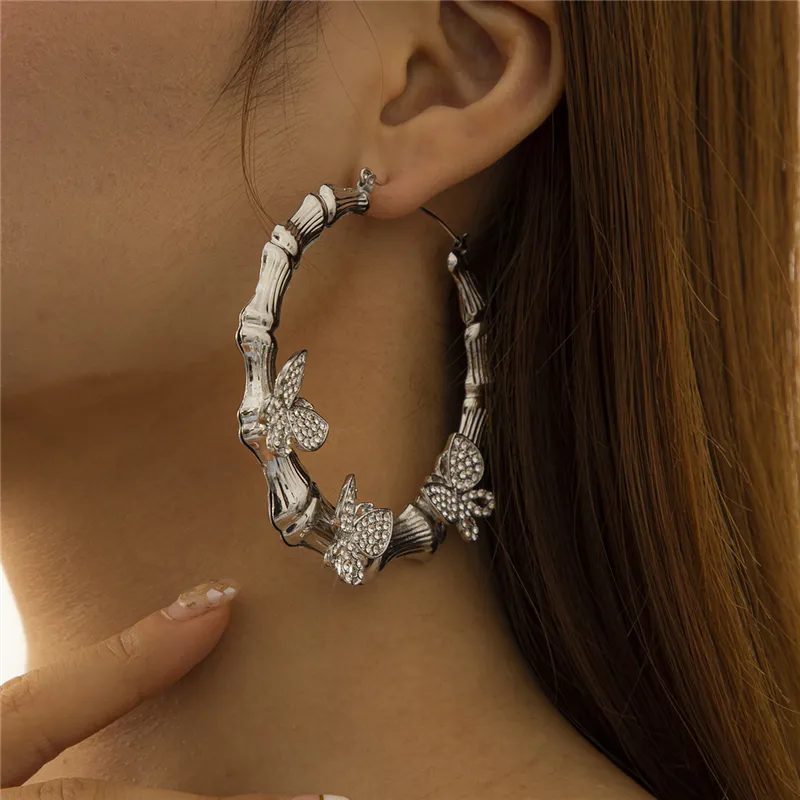 Set 6 Paia Orecchini A Cerchio In Acciaio Inossidabile Oro E Argento - Ipoallergenici Donna