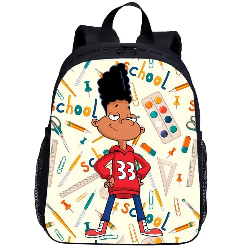 Small School Backpack For Boys Kindergarten Africa America Pattern Cartoon Bag Children Kid Student Bookbag Bags