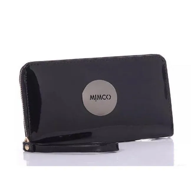 Designer Mimco Portemonnee Vrouwen PU Lederen Portemonnee Merk Portefeuilles Grote Capaciteit Make-up Cosmetische Tassen Dames Klassieke Winkelen Avondtasje206T