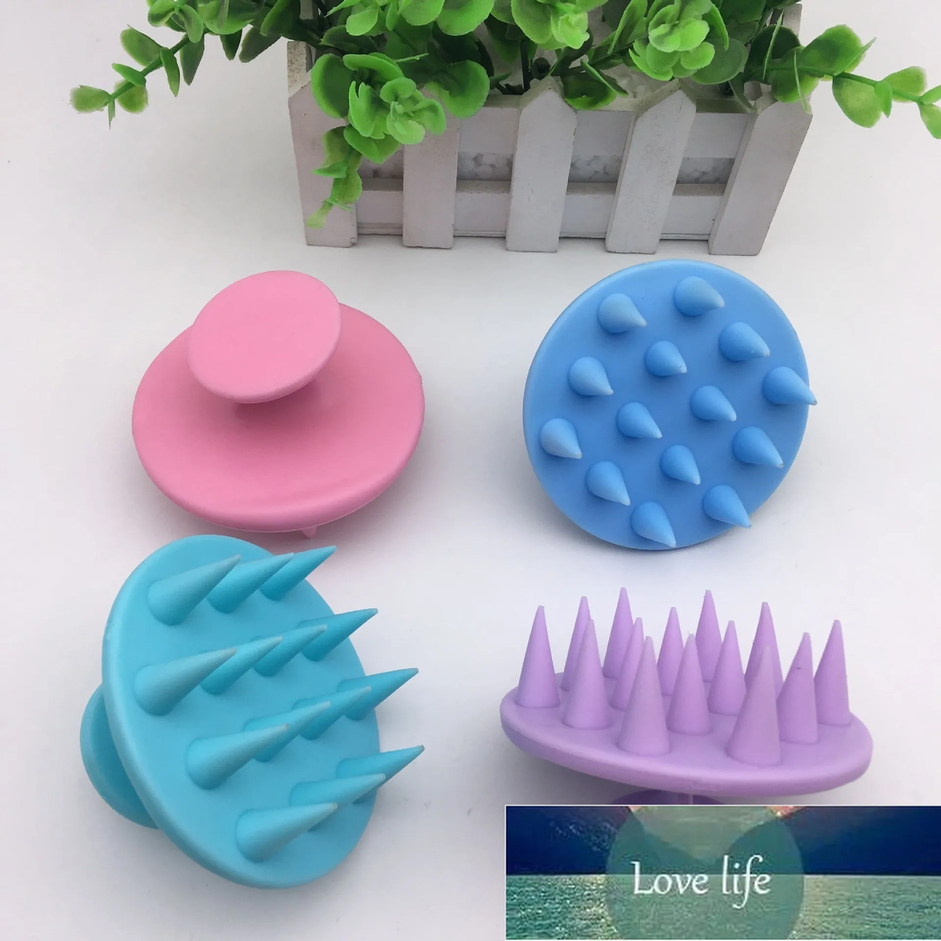 Nouveau-né bébé Silicone brosse à cheveux shampooing cuir chevelu brosse peigne infantile tête masseur Portable bain brosse peigne pour enfants et adultes