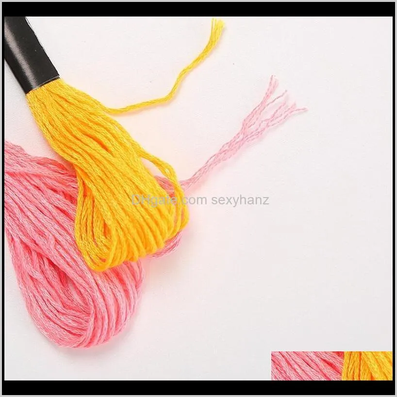 200/100/50 similar dmc cross stitch cotton embroidery thread floss sewing skeins craft 447 colors available1