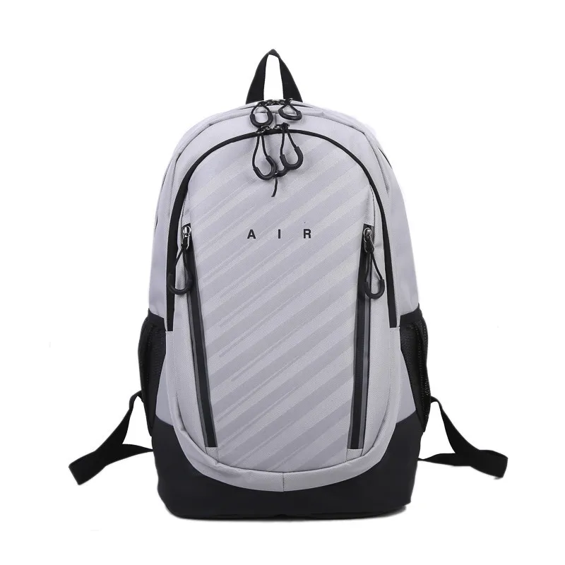 backpack Male lady Fashion sports High capacity student bag Reflective strip Letter printing Tourist mountaineering bag