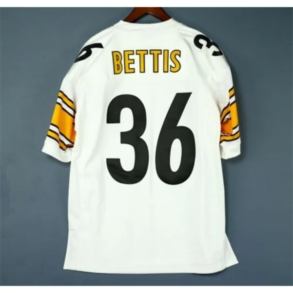 001rare Футбол Джерси Мужчины Молодежные Женщины Vintage 2005 Jerome Bettis Mitchell Ness Майки Размер S-5XL Пользовательское любое имя или номер